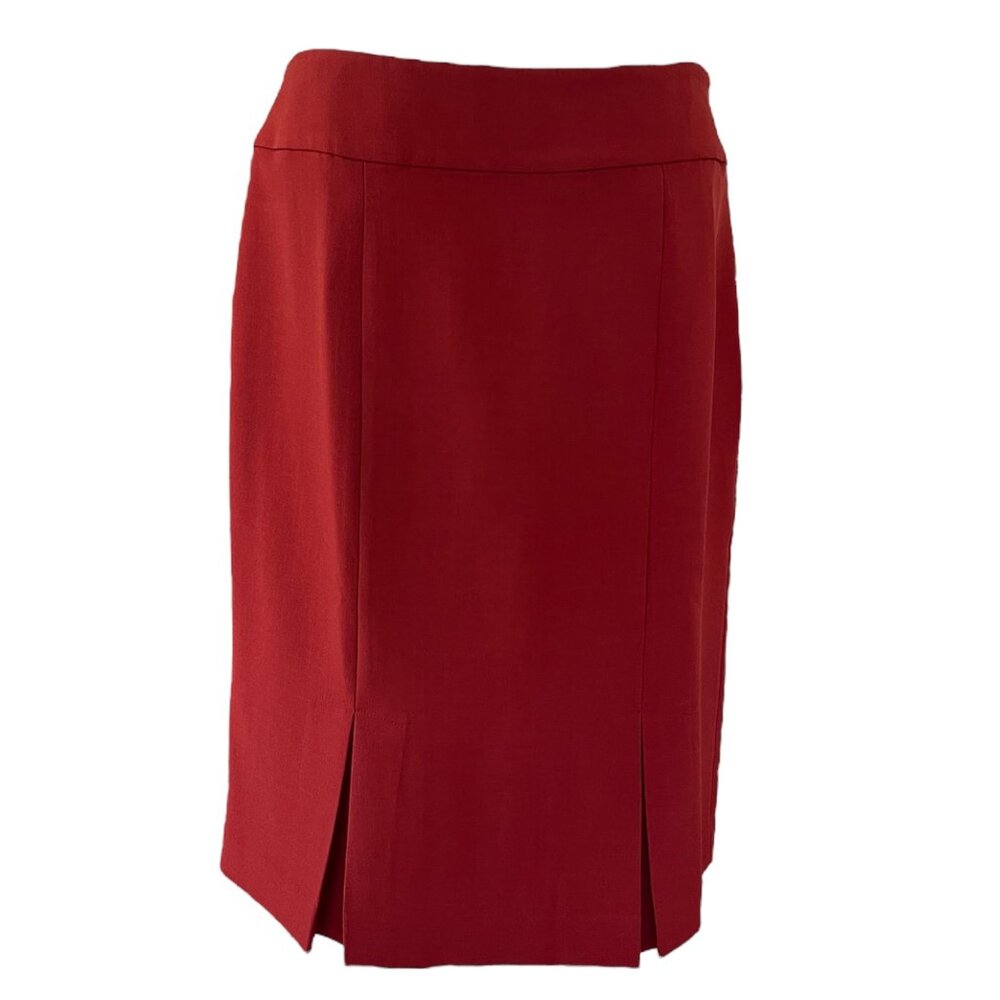 NWT Dark Red Evan-Picone Skirt Size 8